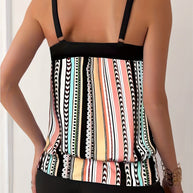 WW | Tankini-Set mit Streifen und Punkten
