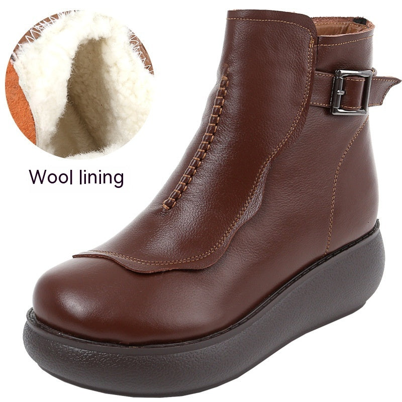 WW | Damenmode Retro Muffin Bund Dr Martens Stiefel