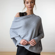 Mariemi™ - Asymmetrisch Drapierter Pullover