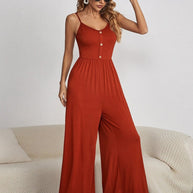 WW | Bequemer Baumwoll-Jumpsuit für Damen | Lässig und Atmungsaktiv