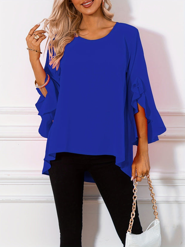 WW | Bluse Mit Rundhalsausschnitt Für Den Frühling