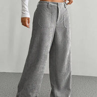WW | Cordhose Mit Weitem Bein Für Frauen