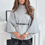 WW | Stilvolles Cape mit Gürtel