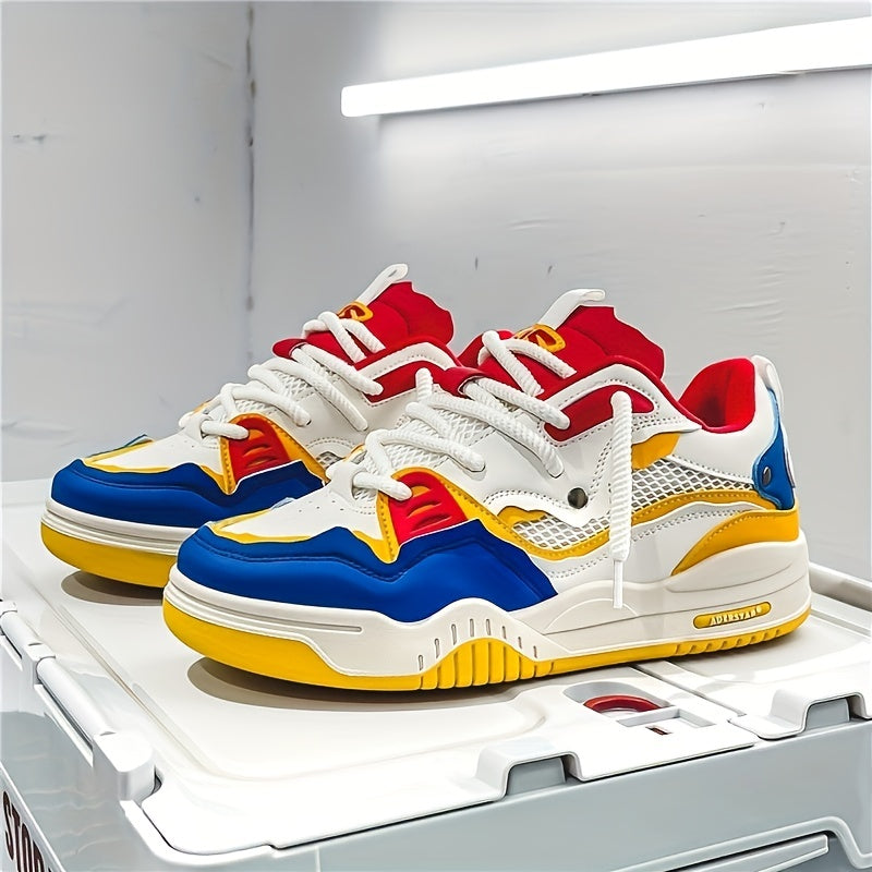 W&W Mode | Herren Stilvolle Schnür Skate Sneaker mit