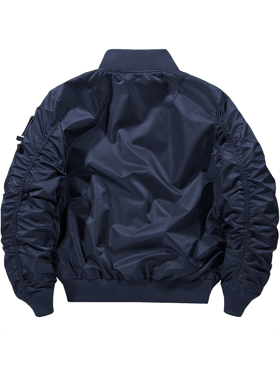 WW | Bomber Taktische Outdoorjacke Mit Stehkragen Für Herren - Perfekt für Outdoor-Aktivitäten