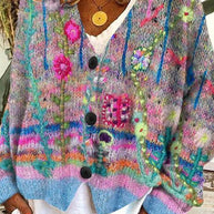 WW | Bedruckte Boho-Weste im Vintage-Stil