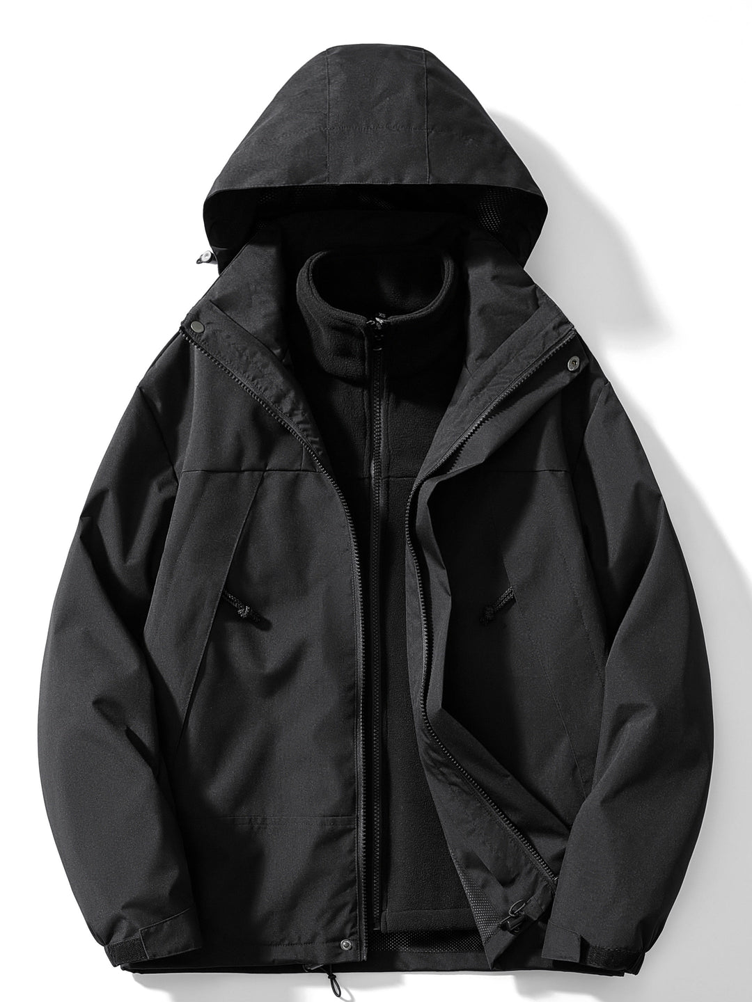 W&W Mode | 3-In-1 Fleece-Winterjacke Mit Kapuze Für Damen