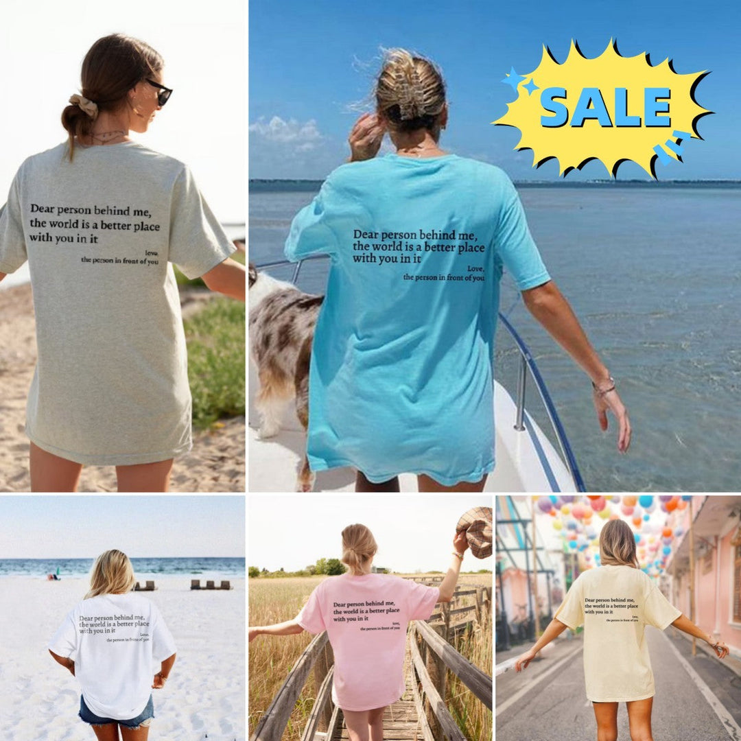 W&W Mode | Damen T-Shirt Mit Rundhalsausschnitt Und Slogan