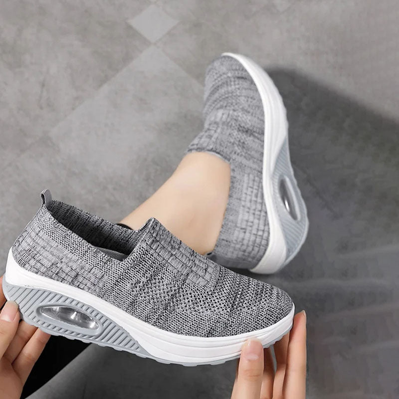 W&W Mode | Atmungsaktive Slip on Sneaker Mit Ergonomischer Sohle Für Damen