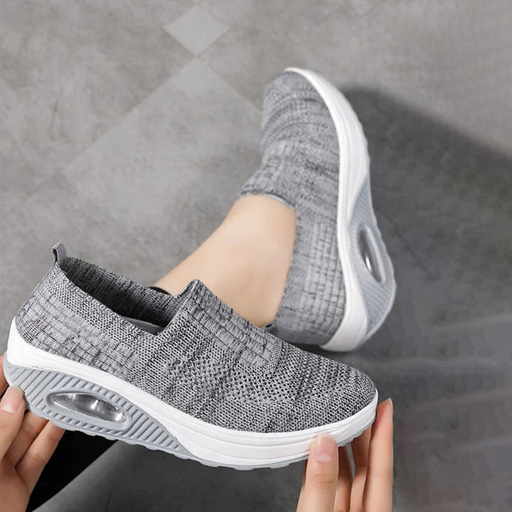 W&W Mode | Atmungsaktive Slip on Sneaker Mit Ergonomischer Sohle Für Damen