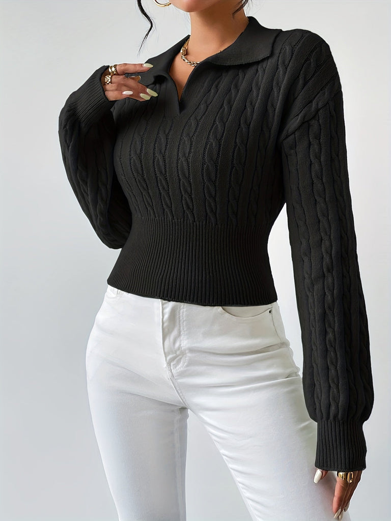 WW | Gedrehter Stricktop für Damen