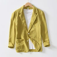 WW | Herren Leichter Leinen Blazer
