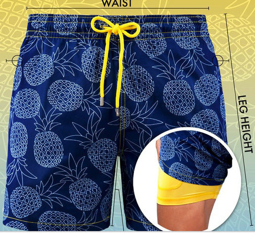 W&W Mode | Doppellagige Strandshorts Für Herren