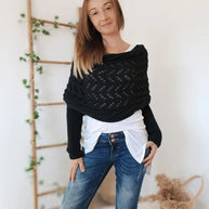 WW | Schal - eleganter Damen gewebter Überwurf