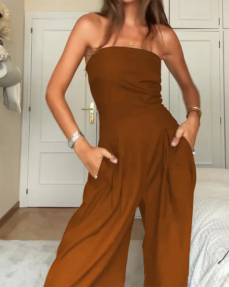 WW | Eleganter Off Shoulder Jumpsuit Für Damen