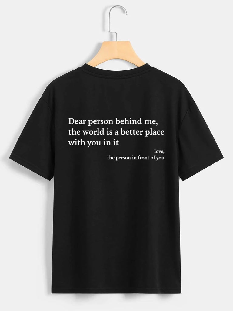 WW | Damen T-Shirt Mit Rundhalsausschnitt Und Slogan