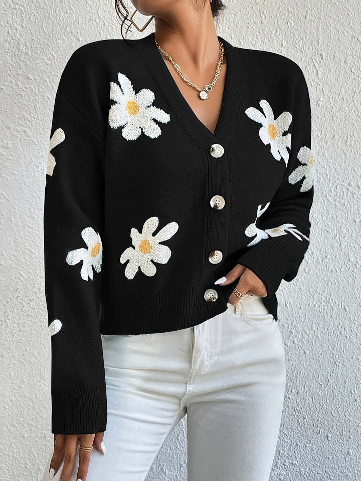W&W Mode | mit Blumenmuster und langen Ärmeln Für Frauen