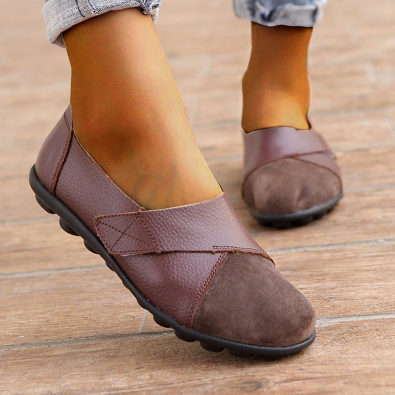WW | Orthopädische Leder Slip-On Loafer für Damen