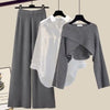 3er Set Grau