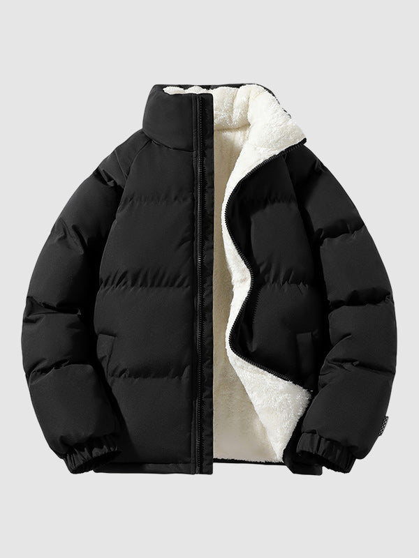 W&W Mode | Fleece-Pufferjacke für Ihn : Ihr modischer Auftritt für 2024
