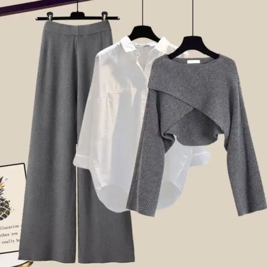 W&W - Bequemes dreiteiliges Langarmsets