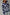 WW Blumen Rundhals Blauer Strickpullover
