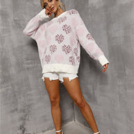WW Perlenliebe Muster Übergrößen Pullover