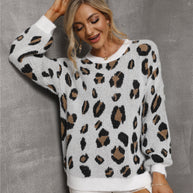 WW Große Größe Leopard Pullover