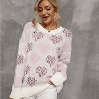 WW Perlenliebe Muster Übergrößen Pullover