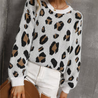 WW Große Größe Leopard Pullover