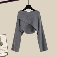 Einfarbige graue Hängejacke