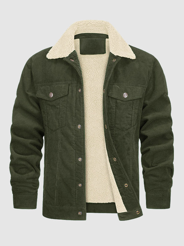 WW | Herren Vintage Corduroy Fuzzy Fleece