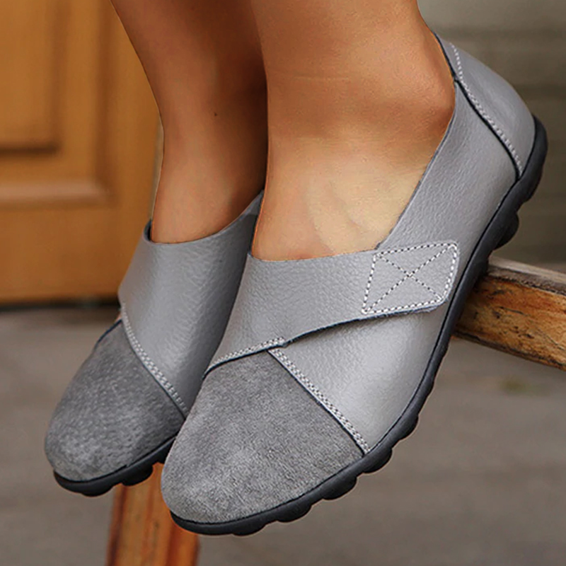 WW | Orthopädische Leder Slip-On Loafer für Damen