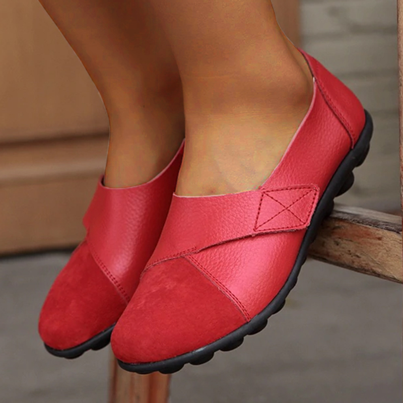 WW | Orthopädische Leder Slip-On Loafer für Damen