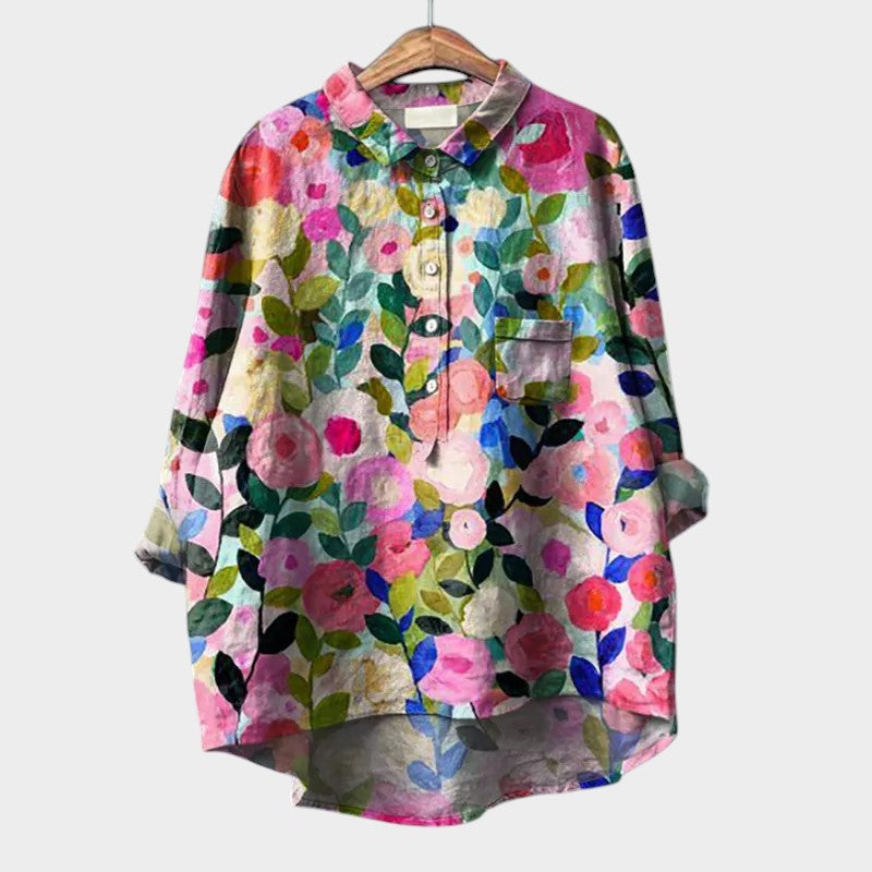 WW | Weiche Bluse mit fließendem Schnitt