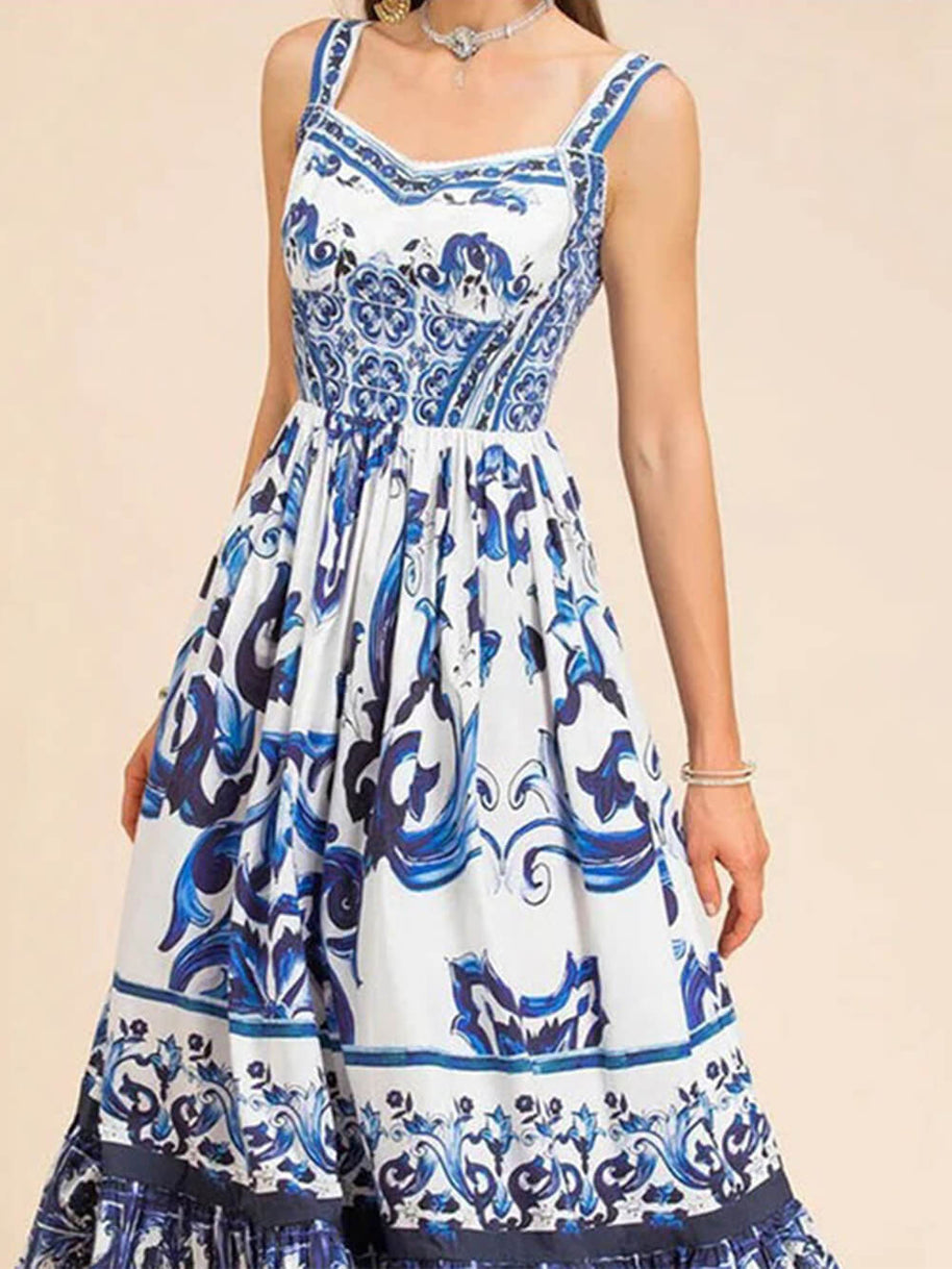 WW | Elegantes Floral-Midi-Kleid