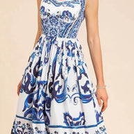 WW | Elegantes Floral-Midi-Kleid