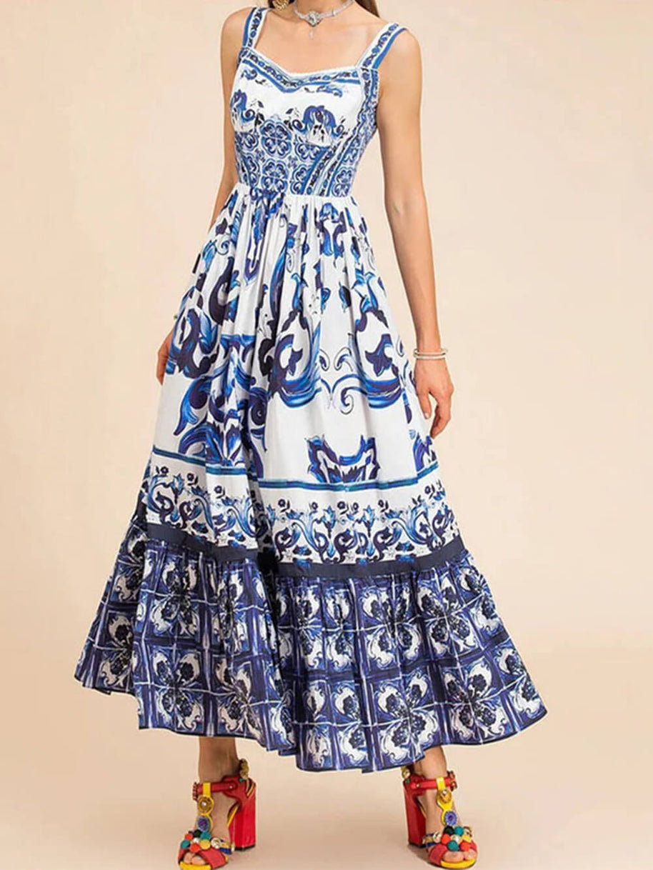 WW | Elegantes Floral-Midi-Kleid