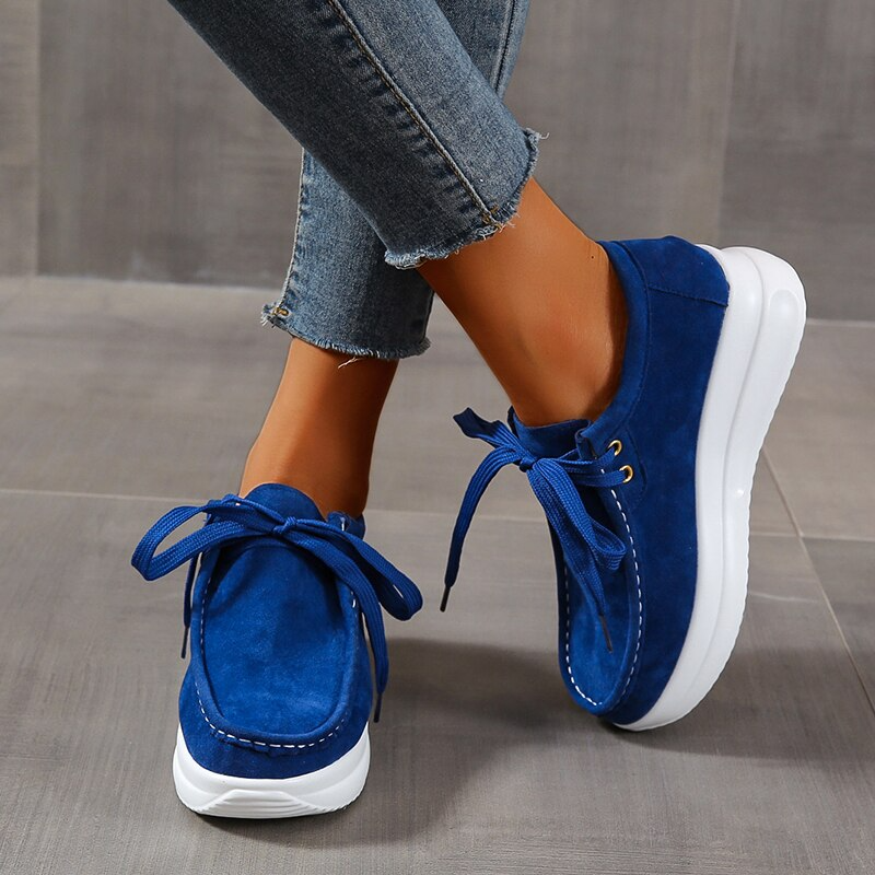 WW | Bequeme Dicke Wildlederschuhe mit Rutschfester Sohle