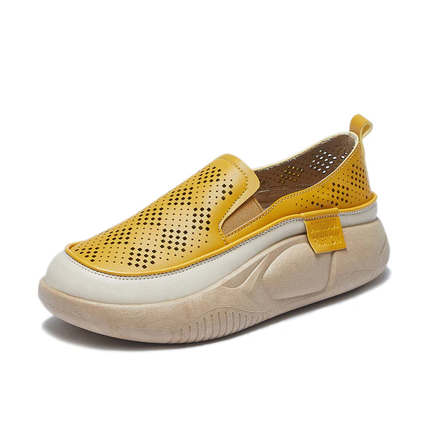 W&W Mode | Luftiger Orthopädischer Slip on Schuh