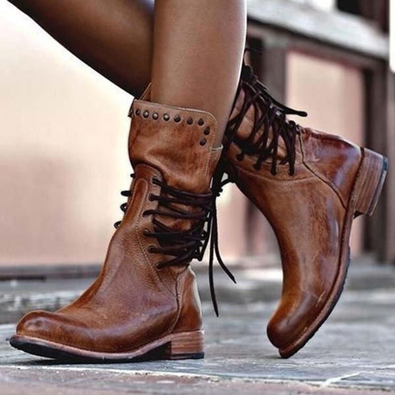 W&W Mode | Elegante Lederstiefel für Damen