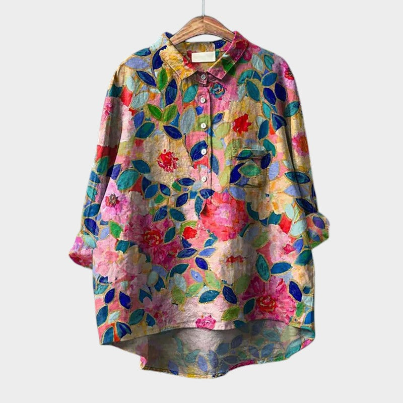 WW | Weiche Bluse mit fließendem Schnitt