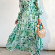 WW | Wickelkleid Mit Blumenmuster Für Damen