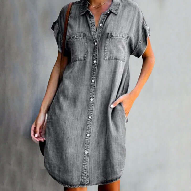 W&W Mode | Denim Kleid
