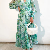 WW | Wickelkleid Mit Blumenmuster Für Damen