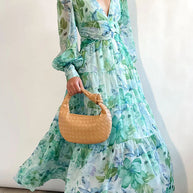 WW | Wickelkleid Mit Blumenmuster Für Damen