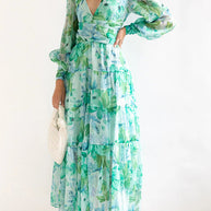 WW | Wickelkleid Mit Blumenmuster Für Damen