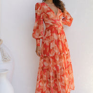 WW | Wickelkleid Mit Blumenmuster Für Damen