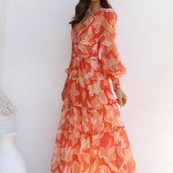 WW | Wickelkleid Mit Blumenmuster Für Damen