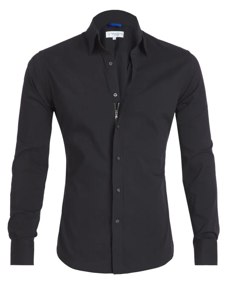 STRETCH ZIP SHIRT (Hemd)